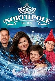 Josh Hopkins, Tiffani Thiessen, Bailee Madison, and Max Charles in Northpole (2014)