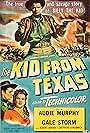 Audie Murphy and Gale Storm in The Kid from Texas (1950)