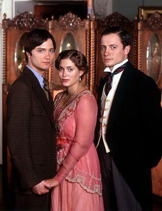 Emma Griffiths Malin, Oliver Milburn, and Lee Williams in The Forsyte Saga (2002)