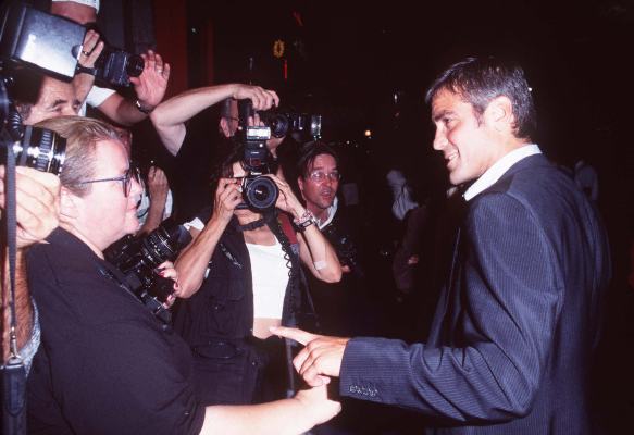 George Clooney at an event for The Peacemaker (1997)