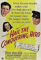 Eddie Bracken, William Demarest, and Ella Raines in Hail the Conquering Hero (1944)