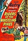 Gene Autry, Patricia Barry, and Champion in Riders of the Whistling Pines (1949)