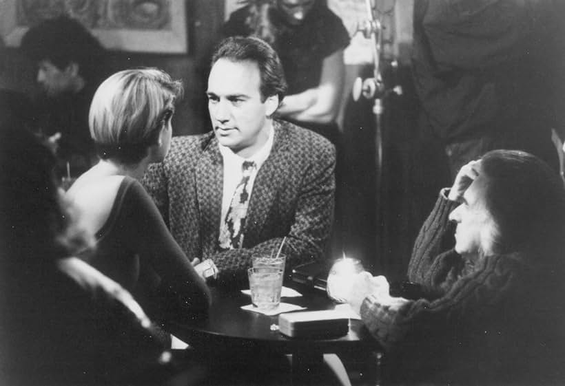 Jim Belushi, Arthur Hiller, and Loryn Locklin in Taking Care of Business (1990)