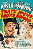 Lucille Ball, Edward Everett Horton, Kay Kyser, and Adolphe Menjou in That's Right - You're Wrong (1939)