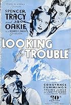 Spencer Tracy, Constance Cummings, and Jack Oakie in Looking for Trouble (1934)