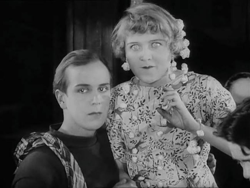 Betty Balfour and Jaque Catelain in The Devil in the Heart (1927)