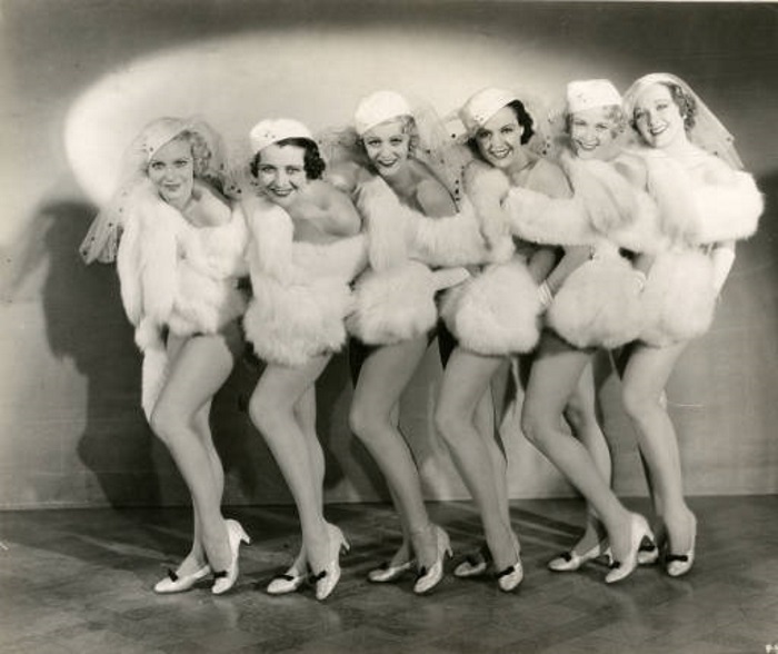 Joan Barclay, Edna Callahan, Maxine Cantway, Margaret Carthew, Virginia Dabney, and Ruth Eddings in 42nd Street (1933)