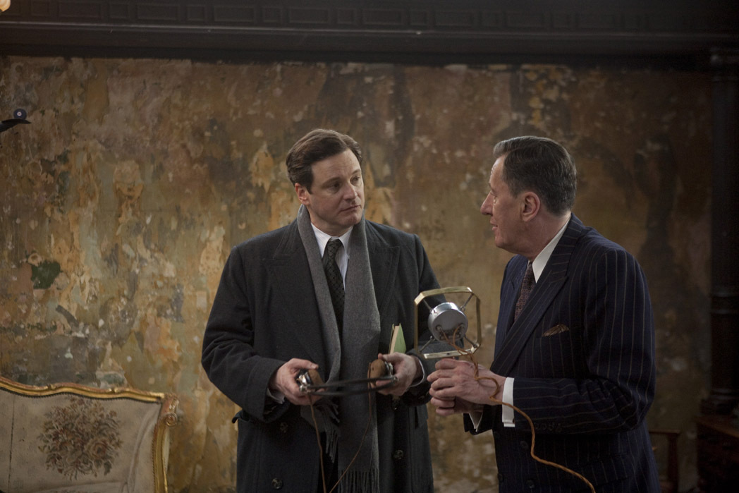 Colin Firth and Geoffrey Rush in The King's Speech (2010)