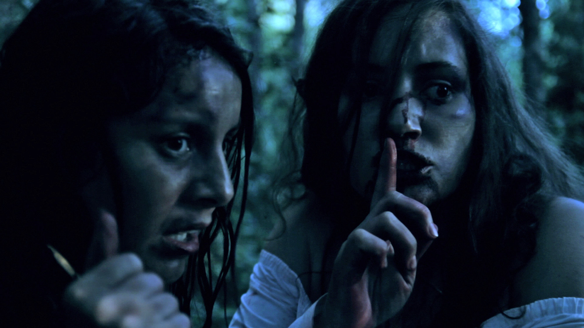 Siboney Lo and Carolina Escobar in Hidden in the Woods (2012)