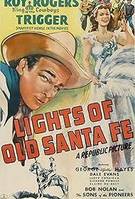 Roy Rogers and Dale Evans in Lights of Old Santa Fe (1944)