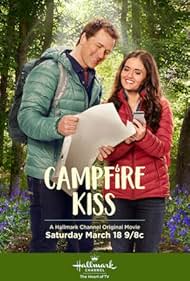 Danica McKellar and Paul Greene in Campfire Kiss (2017)