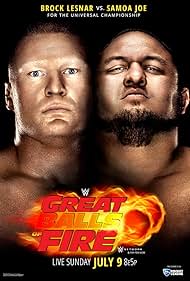 Brock Lesnar and Joe Seanoa in WWE Great Balls of Fire (2017)