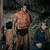 Ron Ely, Julie Harris, and Manuel Padilla Jr. in Tarzan (1966)