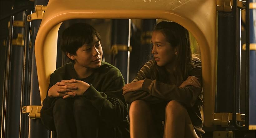 Mahaela Park and Izaac Wang in Dìdi (2024)