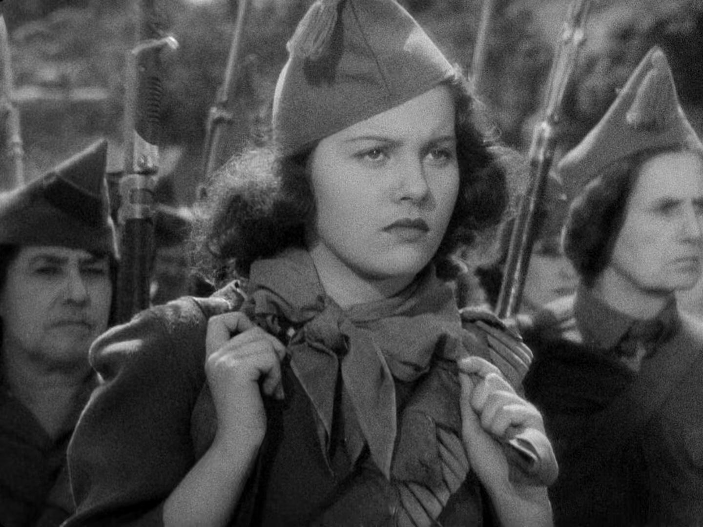 Olympe Bradna in The Last Train from Madrid (1937)