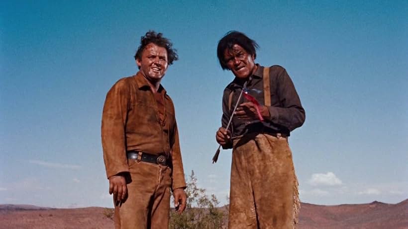 Rod Steiger and Jay C. Flippen in Run of the Arrow (1957)