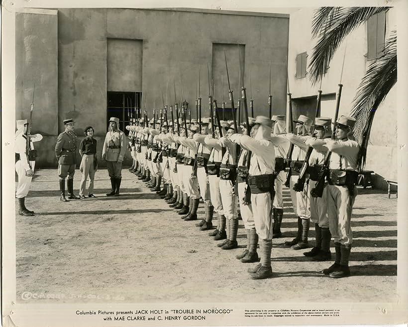 Mae Clarke, C. Henry Gordon, and Jack Holt in Trouble in Morocco (1937)