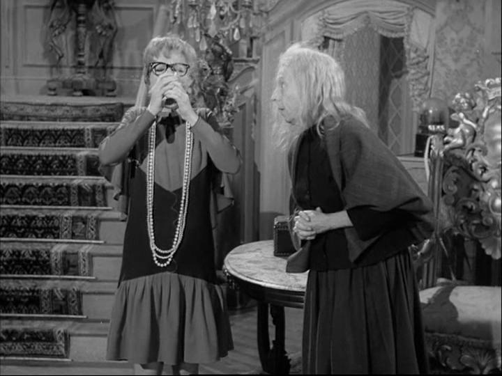 Marie Blake and Diane Jergens in The Addams Family (1964)