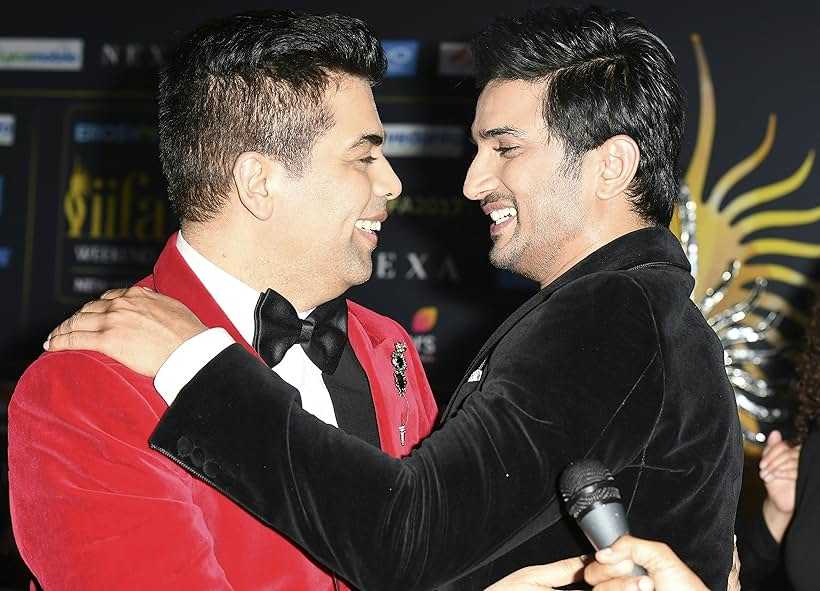 Karan Johar and Sushant Singh Rajput