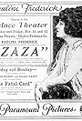 Pauline Frederick in Zaza (1915)