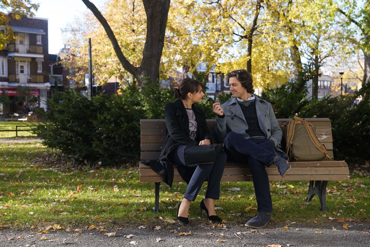 Sophie Desmarais and Mickaël Gouin in Mon ex à moi (2015)