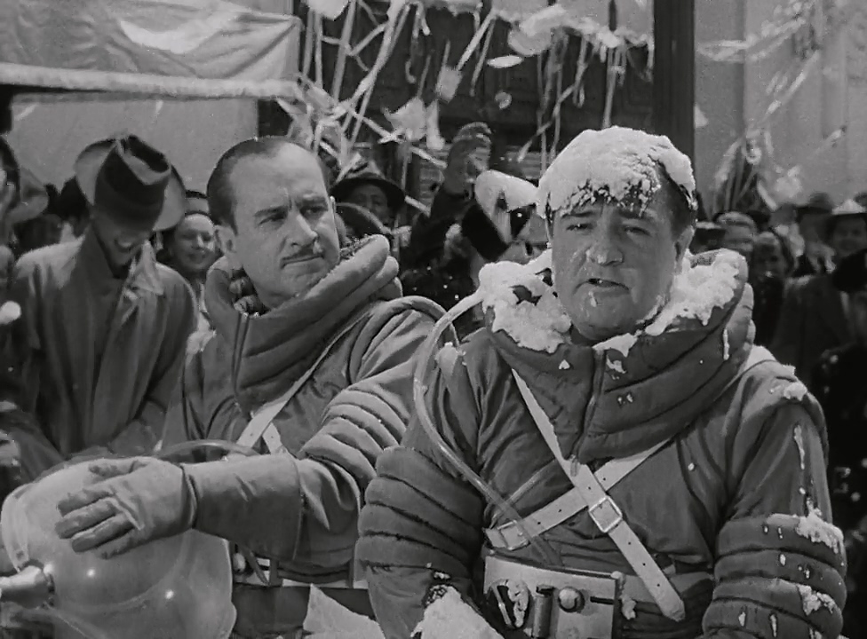 Bud Abbott and Lou Costello in Abbott and Costello Go to Mars (1953)