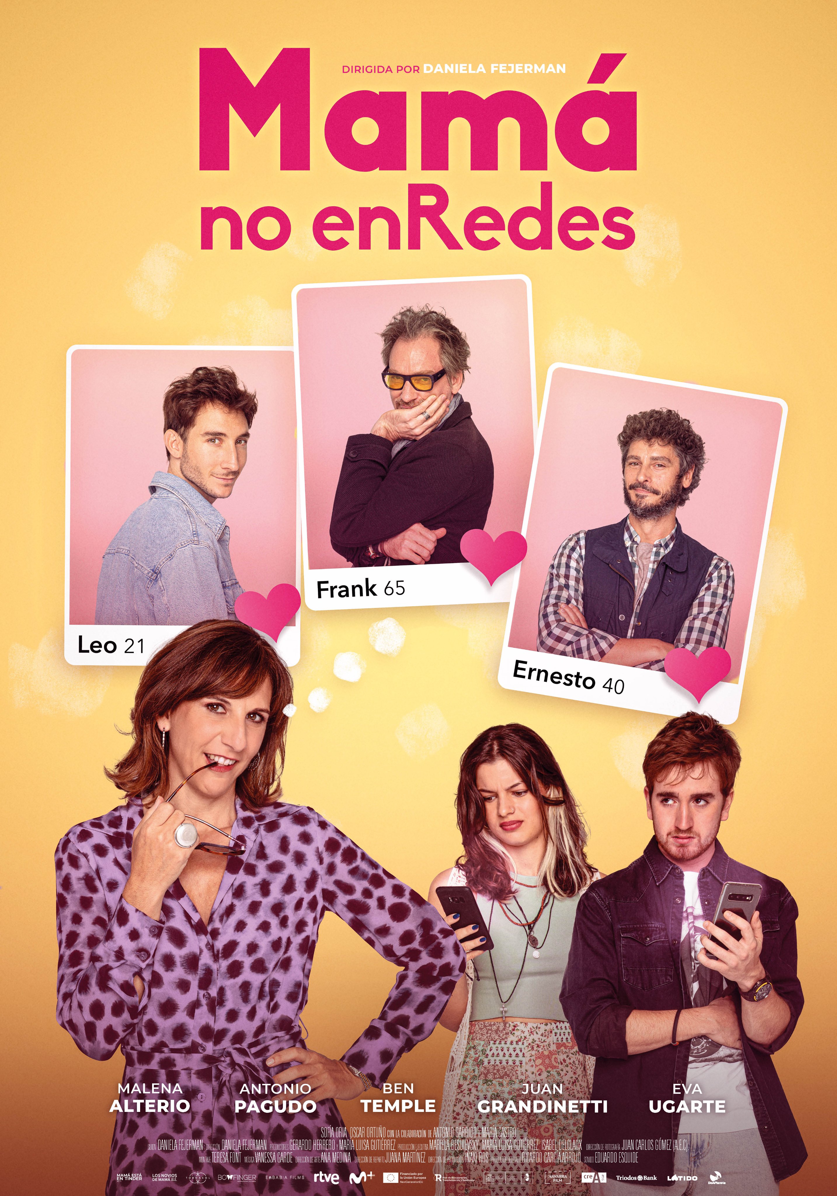 Ben Temple, Malena Alterio, Antonio Pagudo, Óscar Ortuño, Sofía Oria, and Juan Grandinetti in Mamá no enRedes (2022)