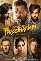 Sanjay Dutt, Jackie Shroff, Manisha Koirala, Chunky Pandey, Ali Fazal, and Satyajeet Dubey in Prassthanam (2019)