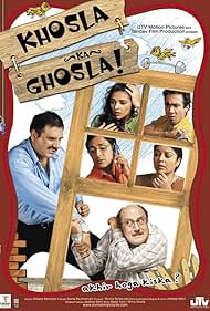 Parvin Dabas, Anupam Kher, Kiran Juneja, Tara Sharma, Boman Irani, and Ranvir Shorey in Khosla Ka Ghosla! (2006)