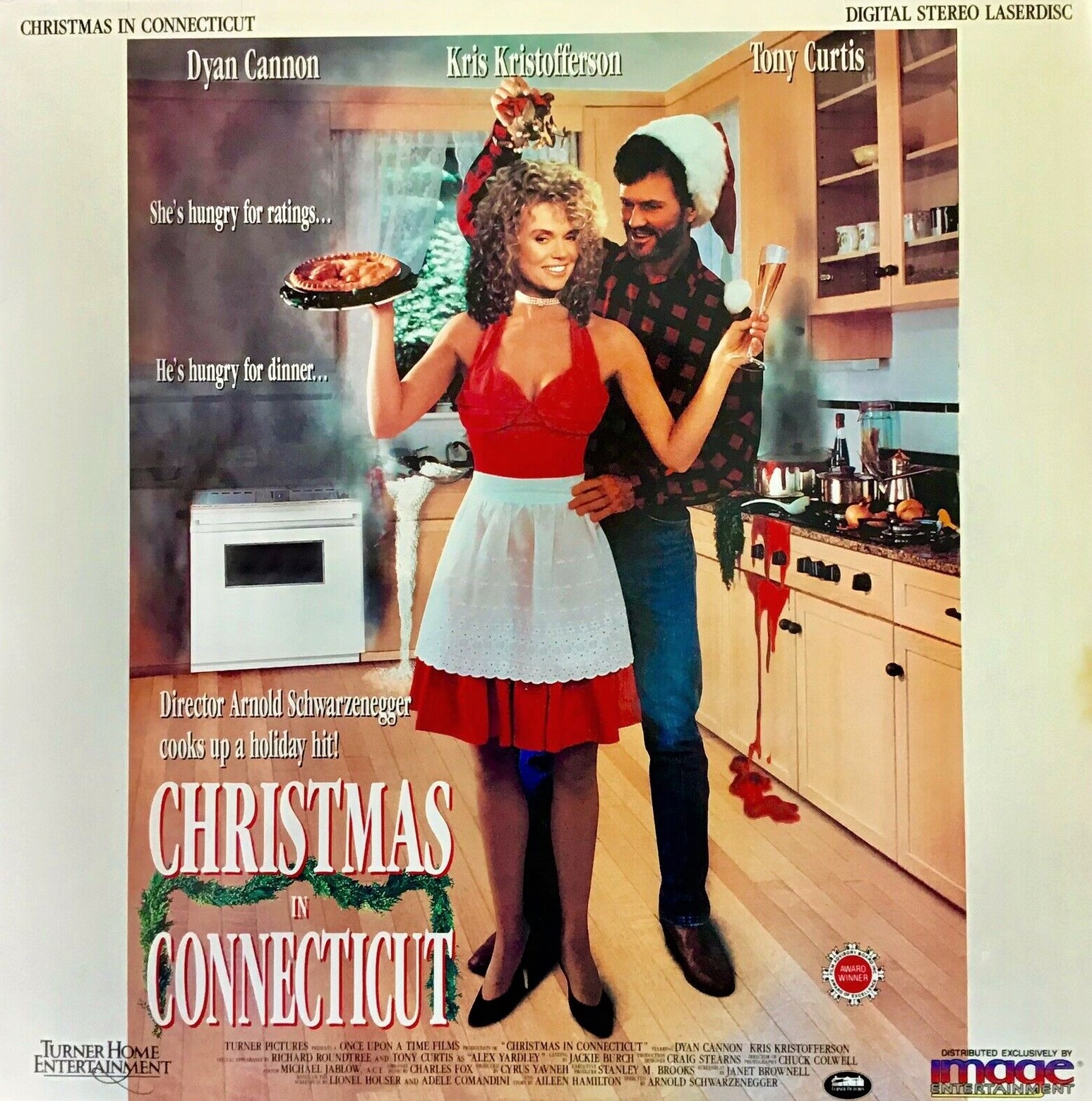 Dyan Cannon and Kris Kristofferson in Christmas in Connecticut (1992)