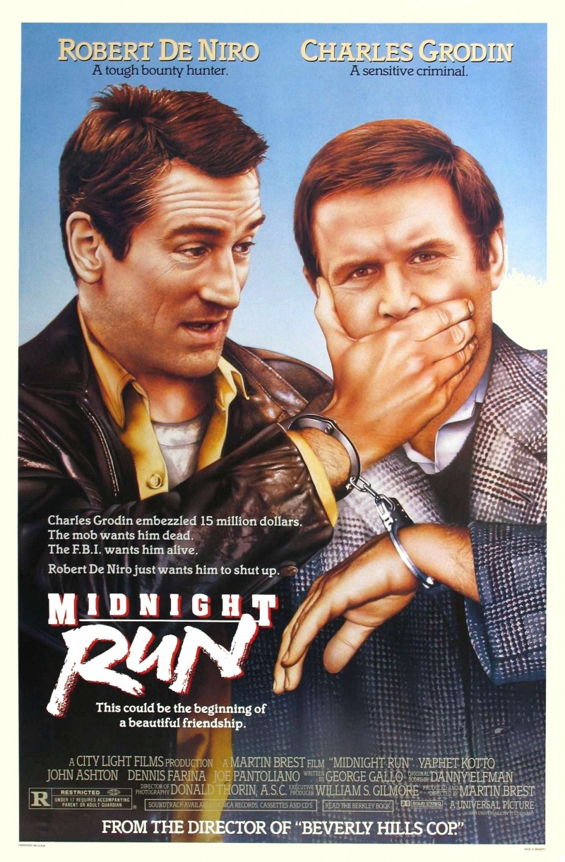 Robert De Niro and Charles Grodin in Midnight Run (1988)