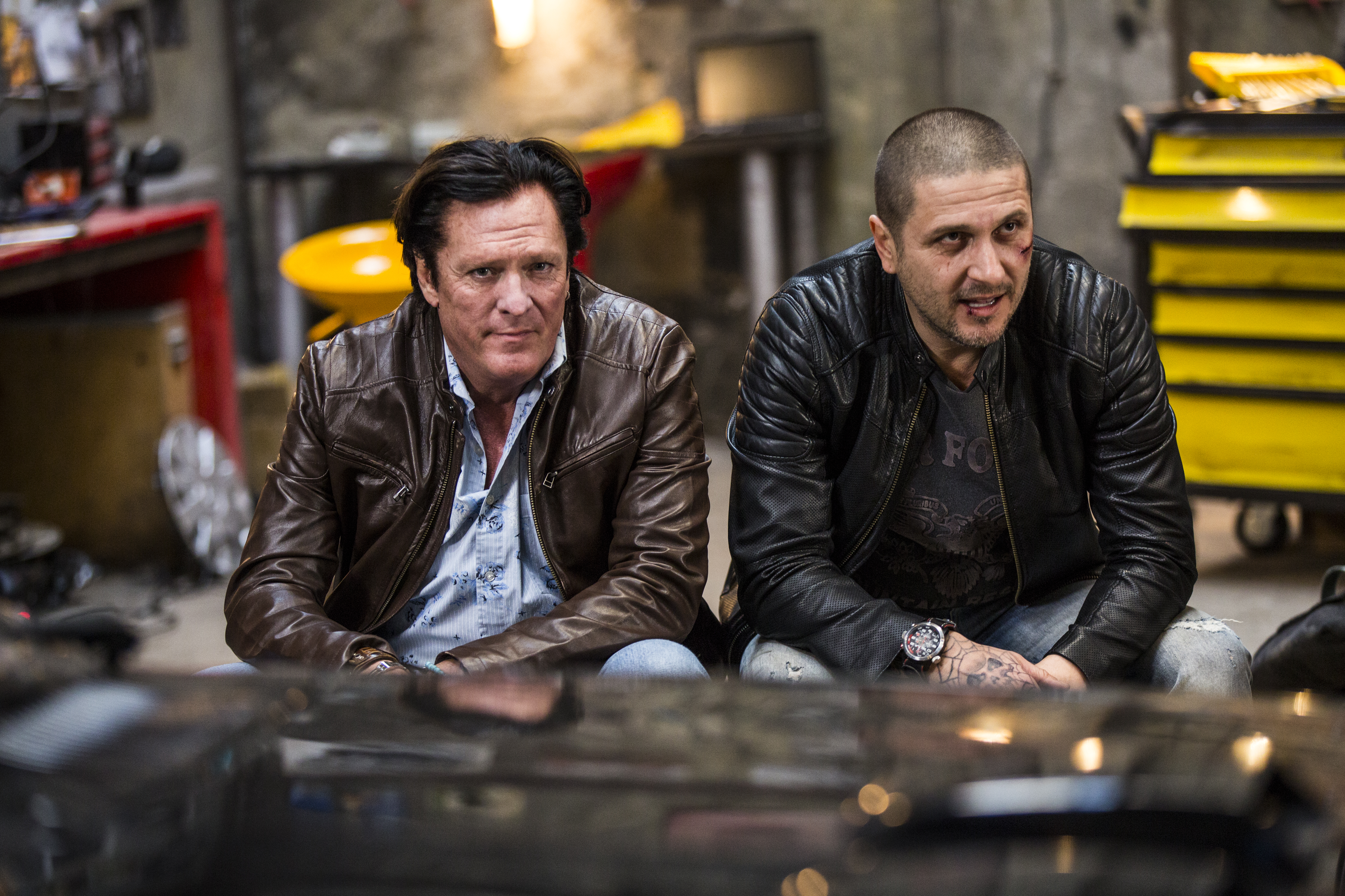 Michael Madsen and Assen Blatechki in Broken Road (2017)