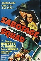 Bruce Bennett and Kay Harris in Sabotage Squad (1942)