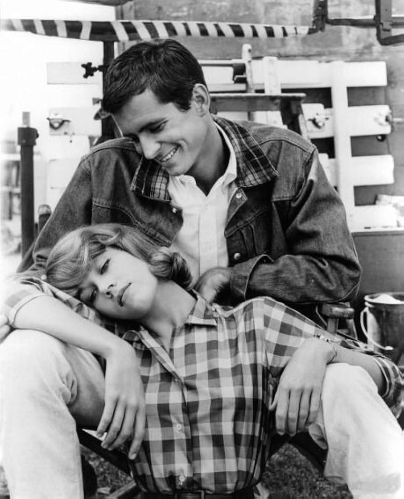 Jane Fonda and Anthony Perkins in Tall Story (1960)