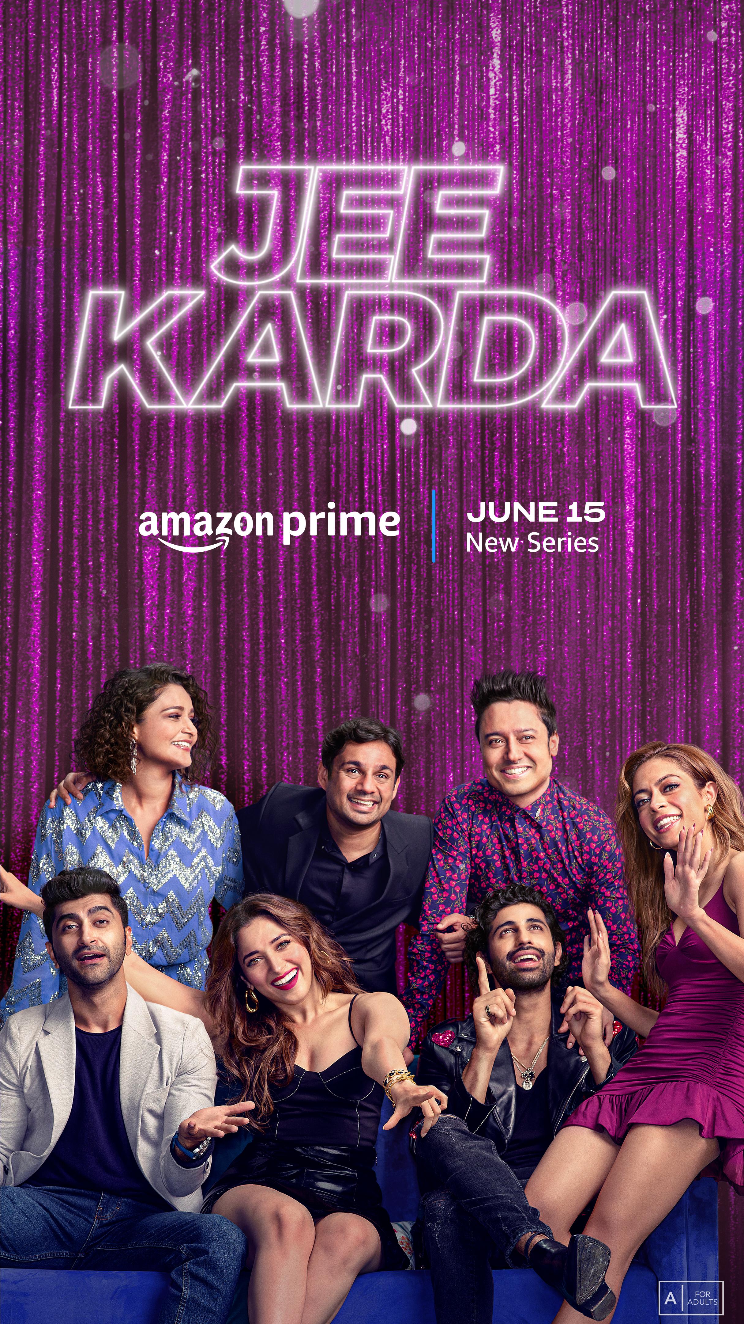 Tamannaah Bhatia, Sayan Banerjee, Hussain Dalal, Samvedna Suwalka, Aashim Gulati, Suhail Nayyar, and Anya Singh in Jee Karda (2023)