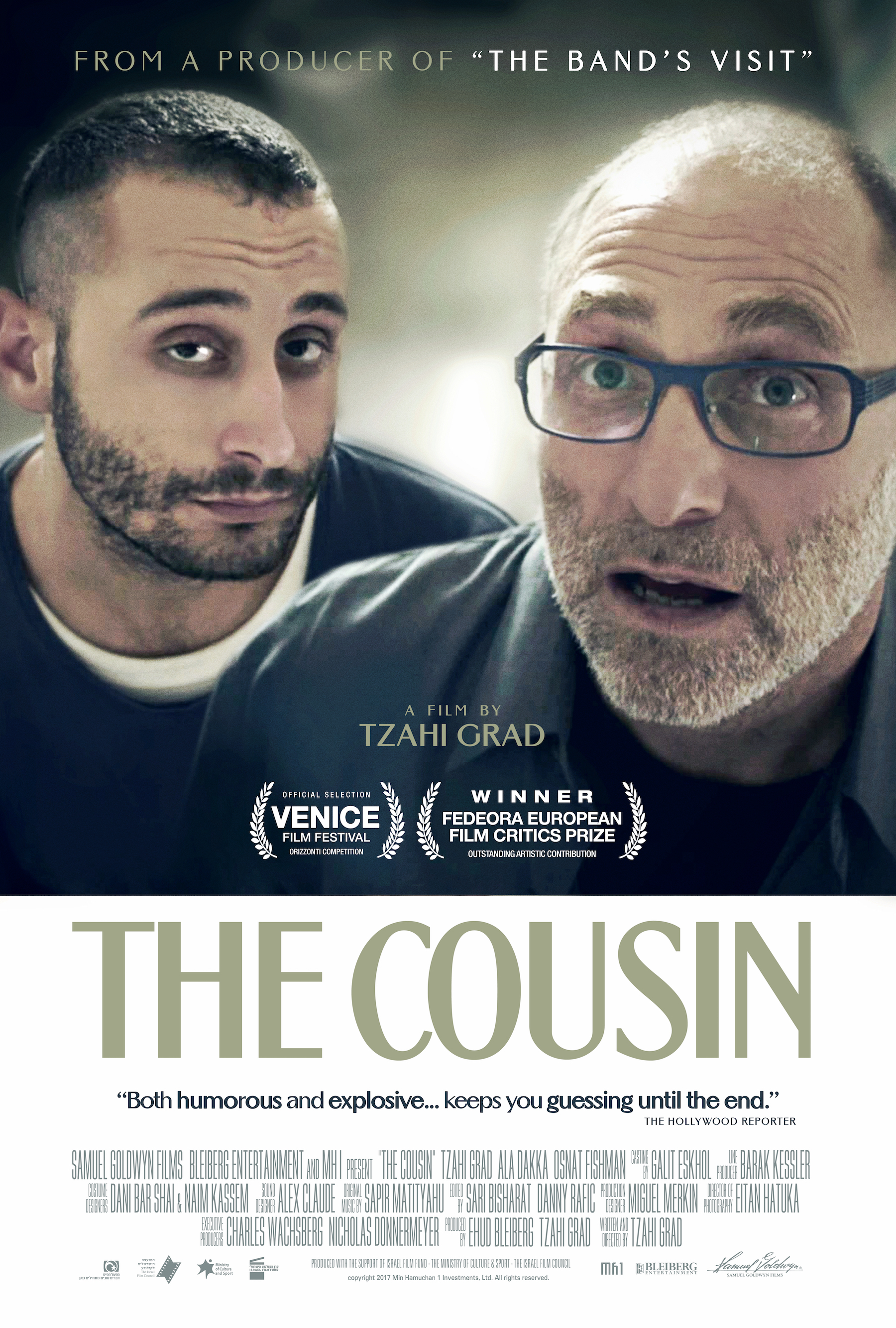 Tzahi Grad and Ala Dakka in The Cousin (2017)