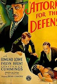 Evelyn Brent, Don Dillaway, and Edmund Lowe in Attorney for the Defense (1932)