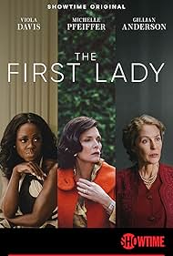 Gillian Anderson, Michelle Pfeiffer, and Viola Davis in The First Lady (2022)