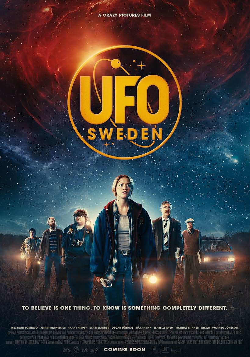 Mathias Lithner, Jesper Barkselius, Isabelle Kyed, Niklas Kvarnbo Jönsson, Inez Dahl Torhaug, and Håkan Ehn in UFO Sweden (2022)