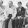 James Stewart, Jean Arthur, Lionel Barrymore, Frank Capra, Edward Arnold, Mary Forbes, Halliwell Hobbes, and Donald Meek in You Can't Take It with You (1938)