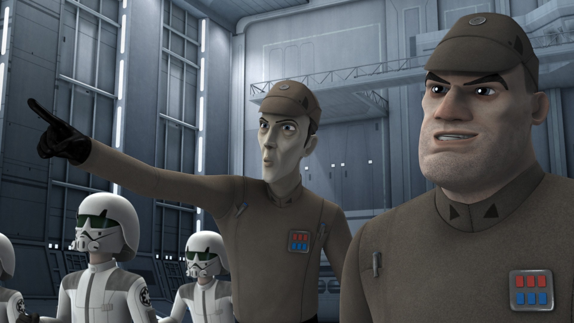 David Shaughnessy - Commandant Aresko and Taskmaster Grint - Star Wars Rebels