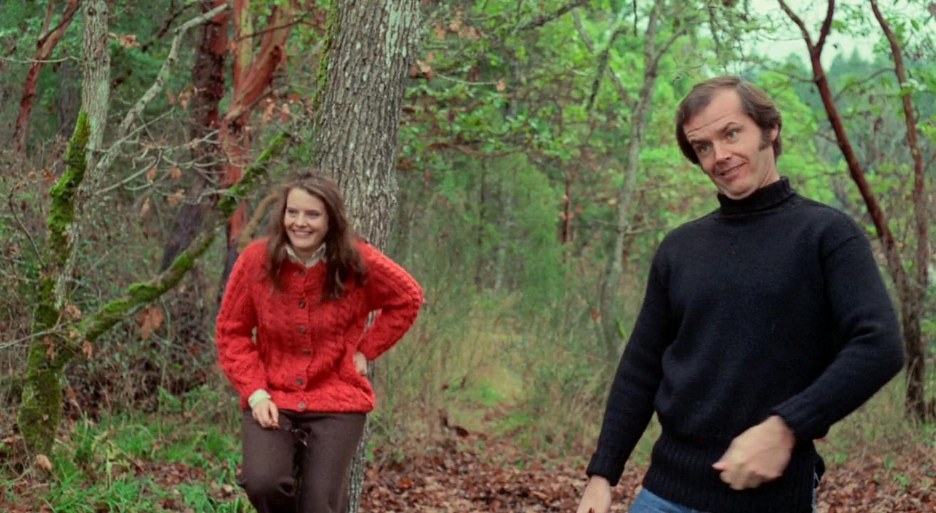 Jack Nicholson and Lois Smith in Five Easy Pieces (1970)