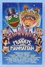 Frank Oz, Dabney Coleman, Jim Henson, Joan Rivers, Gregory Hines, Art Carney, James Coco, and Linda Lavin in The Muppets Take Manhattan (1984)