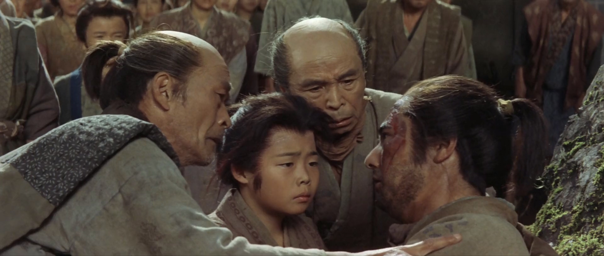 Sumao Ishihara, Takashi Nakamura, and Masahide Iizuka in Wrath of Daimajin (1966)