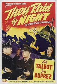 June Duprez and Lyle Talbot in They Raid by Night (1942)