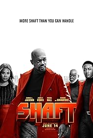 Samuel L. Jackson, Regina Hall, Richard Roundtree, and Jessie T. Usher in Shaft (2019)