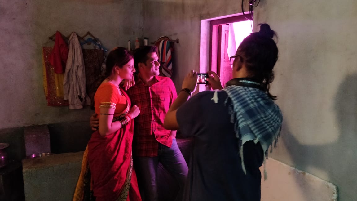 Sohum Shah, Saurabh Gupta, and Anushka Ranjan in Gulabi Lens (2020)