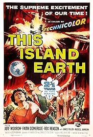 Faith Domergue, Jeff Morrow, and Rex Reason in This Island Earth (1955)