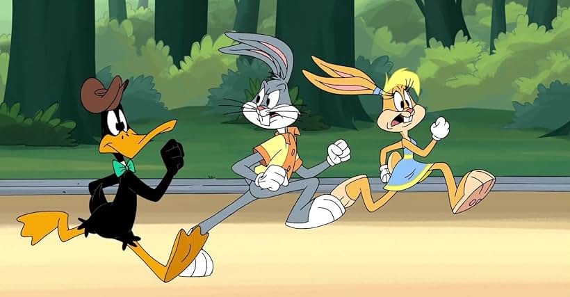 Jeff Bergman and Rachel Ramras in Looney Tunes: Rabbits Run (2015)