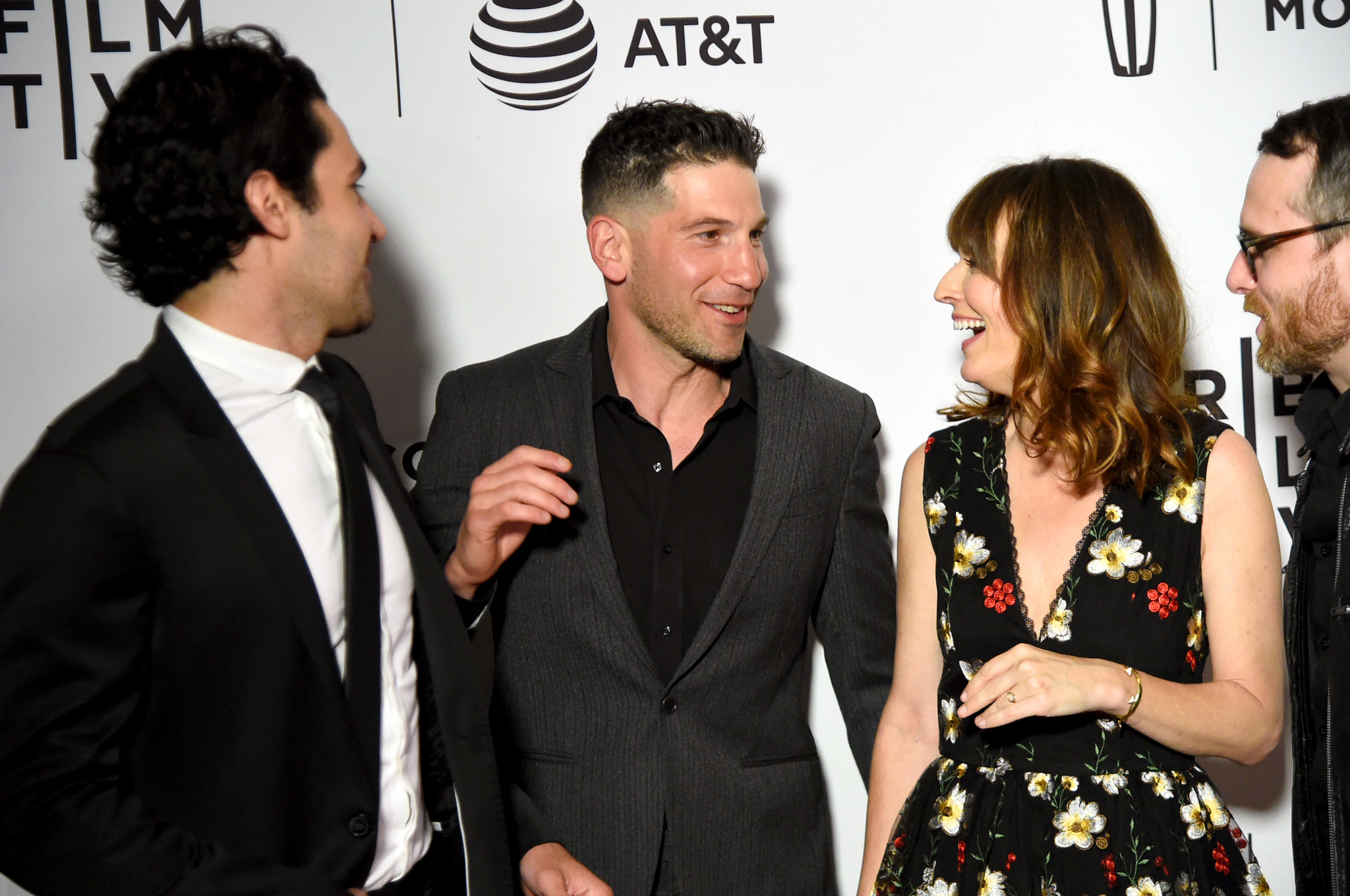 Jon Bernthal, Rosemarie DeWitt, Christopher Abbott, and Jamie M. Dagg at an event for Sweet Virginia (2017)